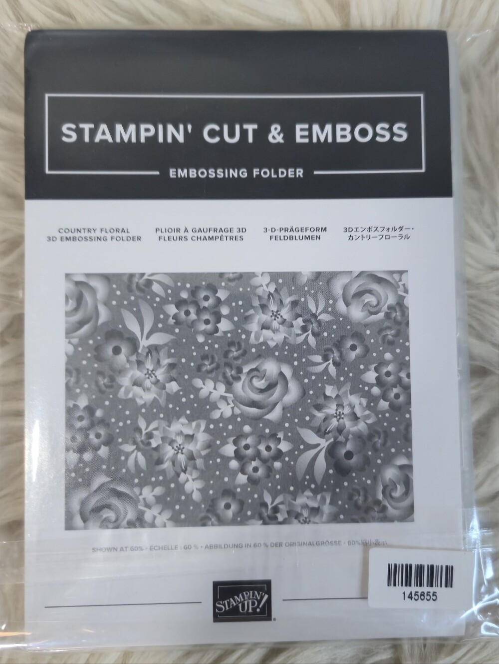 Stampin' Up! Stampin' Cut & Emboss Country Floral 3D Embossing Folder 151823